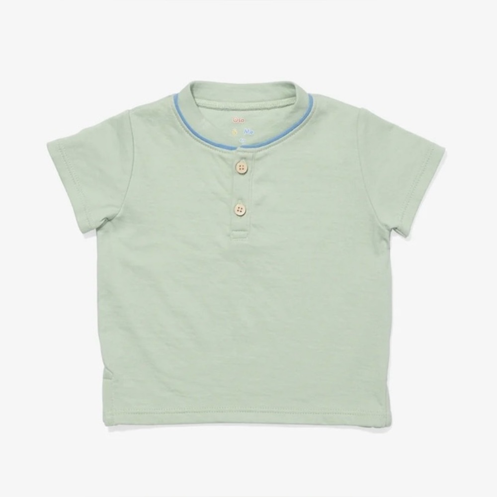 Oso & Me Thames T-Shirt in Sea Glass, size 24 mo